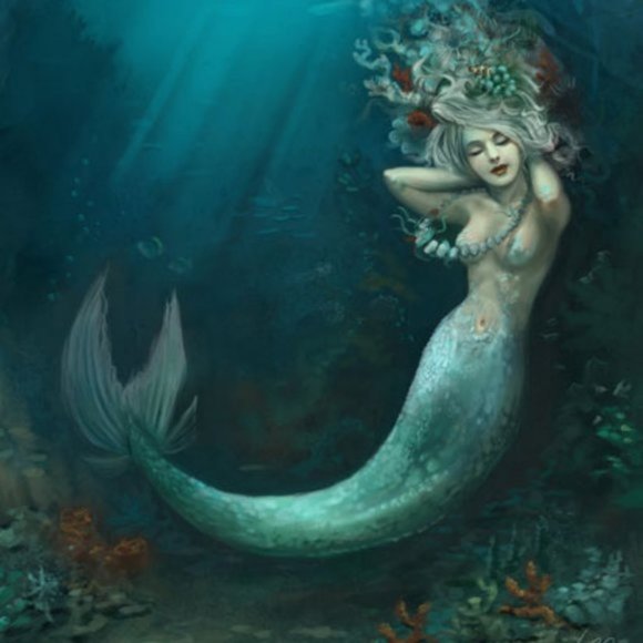 Mermaid 🧜‍♀️ Pearl beach Inspired Bookmark green - Picture 8 of 9
